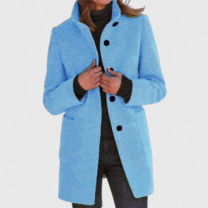 Elena – Classic Wool-Blend Coat
